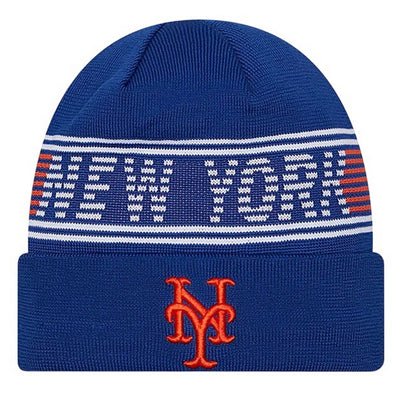 Blue - Front - New York Mets New Era Knitted Sport Beanie