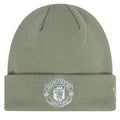 Navy - Front - Manchester United FC Seasonal New Era Knitted Cuffed Beanie