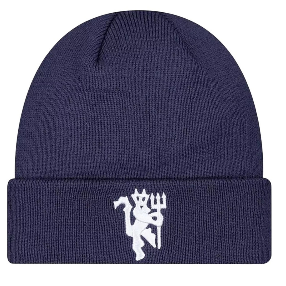 Sage - Front - Manchester United FC Seasonal New Era Knitted Cuffed Beanie