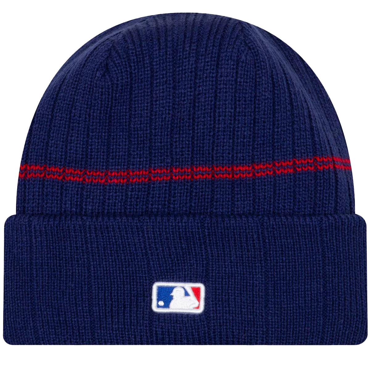 Navy - Back - Texas Rangers New Era Knitted Sport Beanie
