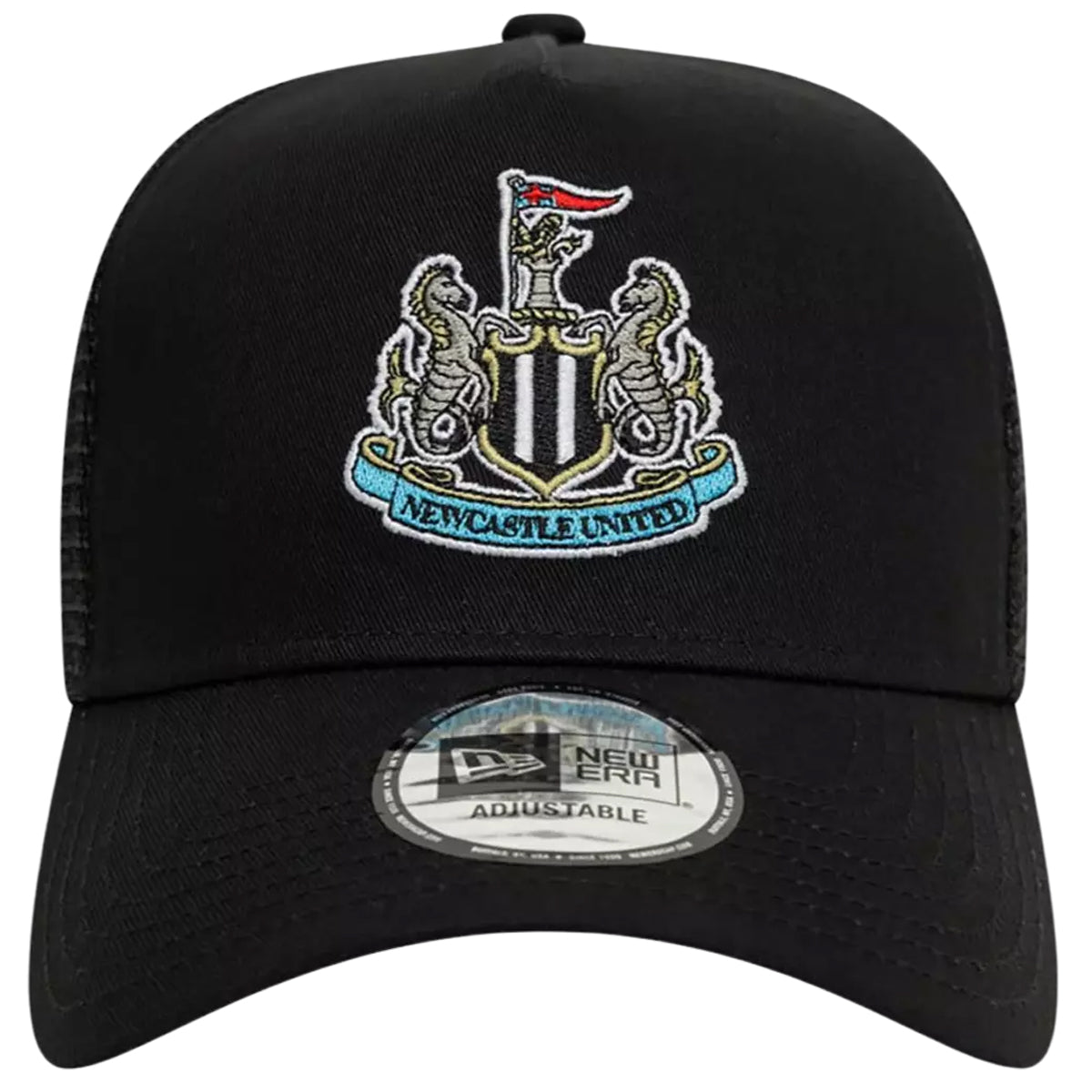 Core Black - Front - Newcastle United FC New Era E frame Trucker Cap
