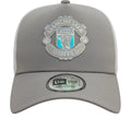 Grey - Front - Manchester United FC 9Forty New Era E frame Trucker Cap