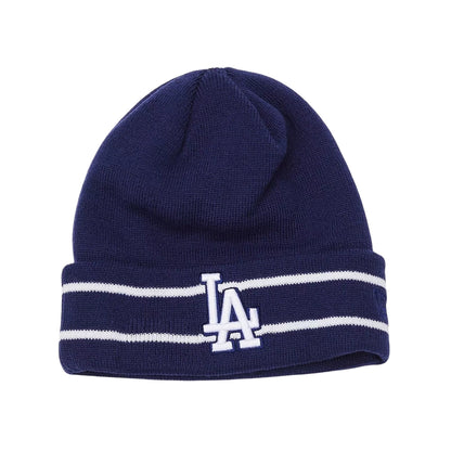 Dark Blue - Front - LA Dodgers New Era Knitted Sport Beanie