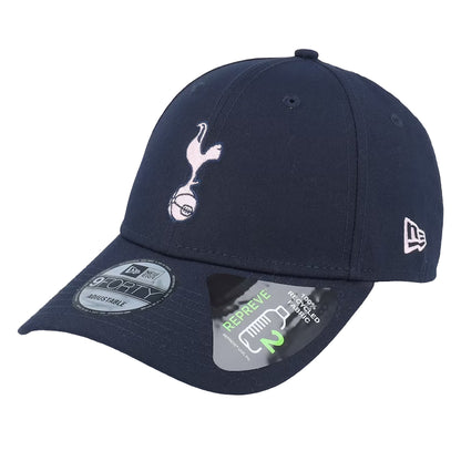 Navy - Front - Tottenham Hotspur FC 9Forty New Era Repreve Polyester Snapback Trucker Cap