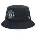 Navy - Lifestyle - Manchester United FC Mens New Era Woven Rubber Badge Bucket Hat