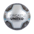 Black-White-Silver - Back - Newcastle United FC Signature Mini Football