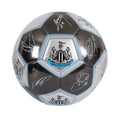 Black-White-Silver - Side - Newcastle United FC Signature Mini Football
