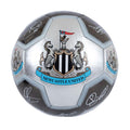 Black-White-Silver - Front - Newcastle United FC Signature Mini Football