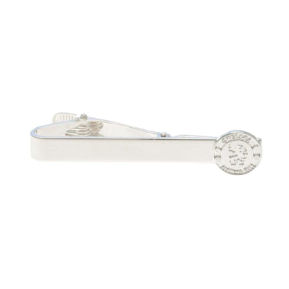 Silver - Back - Chelsea FC Crest Tie Clip