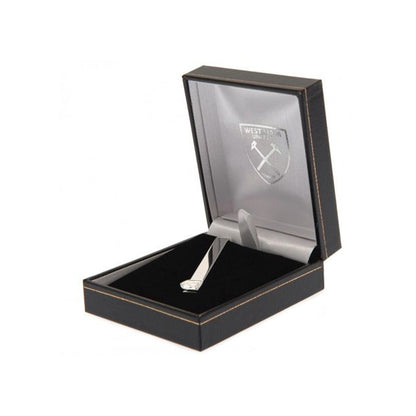 Silver - Side - West Ham United FC Crest Tie Clip