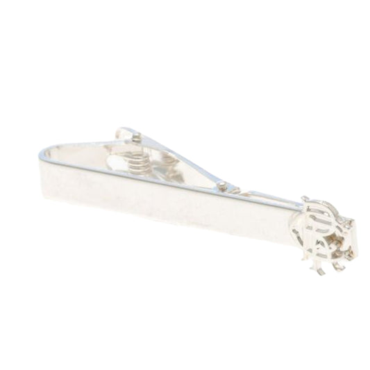 Silver - Front - Rangers FC Crest Tie Clip