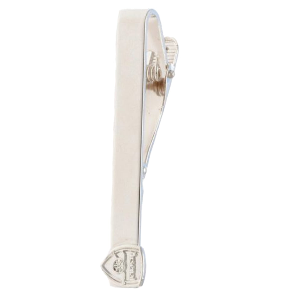 Silver - Back - Arsenal FC Crest Tie Clip