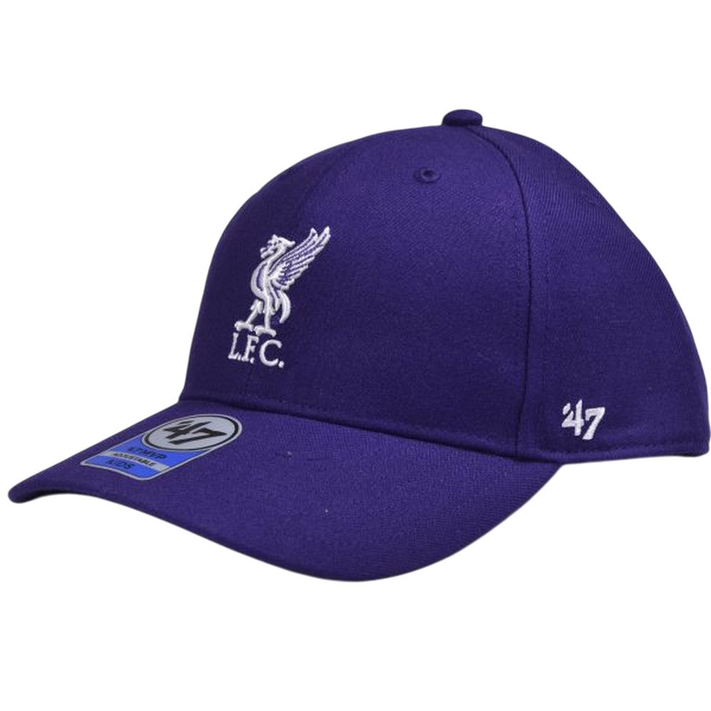 Purple - Back - Liverpool FC Childrens-Kids MVP 47 Baseball Cap