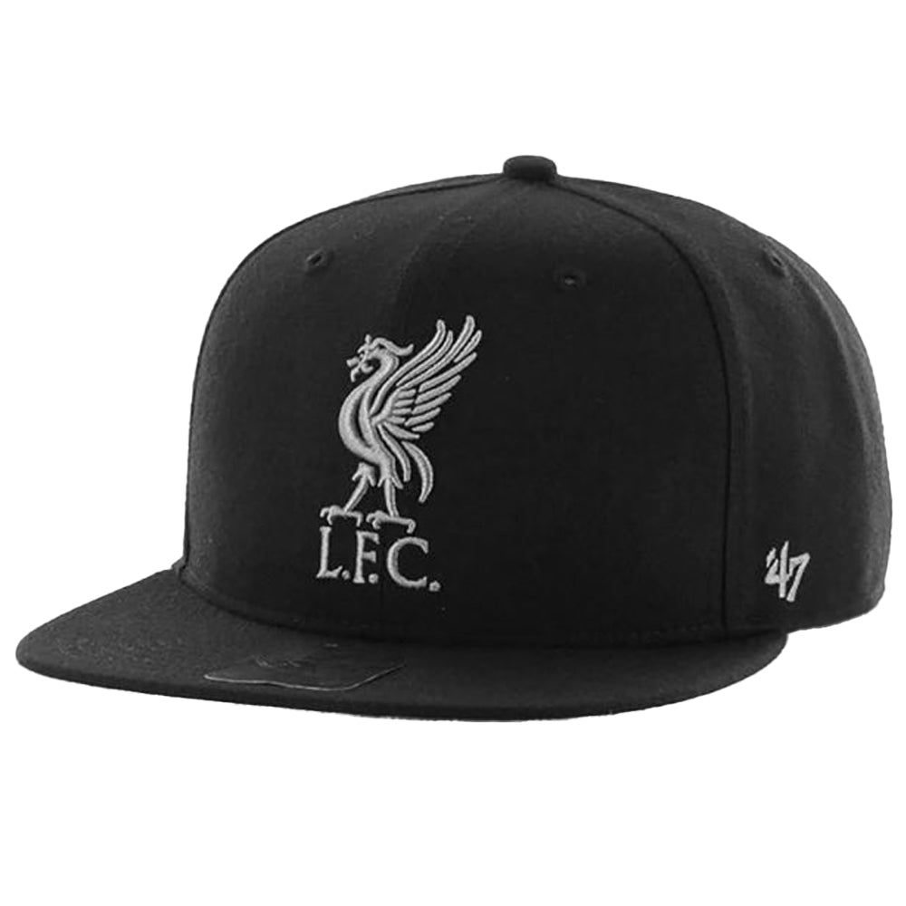 Black - Front - Liverpool FC No Shot 47 Baseball Cap