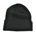 Black-White - Back - Liverpool FC Childrens-Kids Mass Turned Up Cuff Beanie