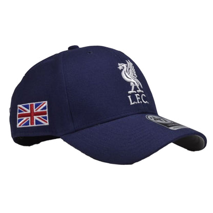 Navy - Side - Liverpool FC MVP Union Jack Baseball Cap