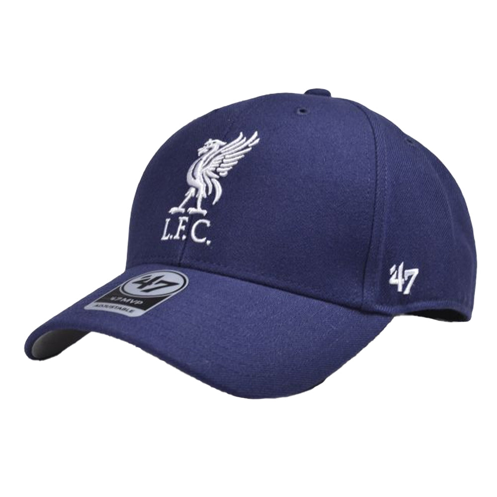 Navy - Front - Liverpool FC MVP Union Jack Baseball Cap