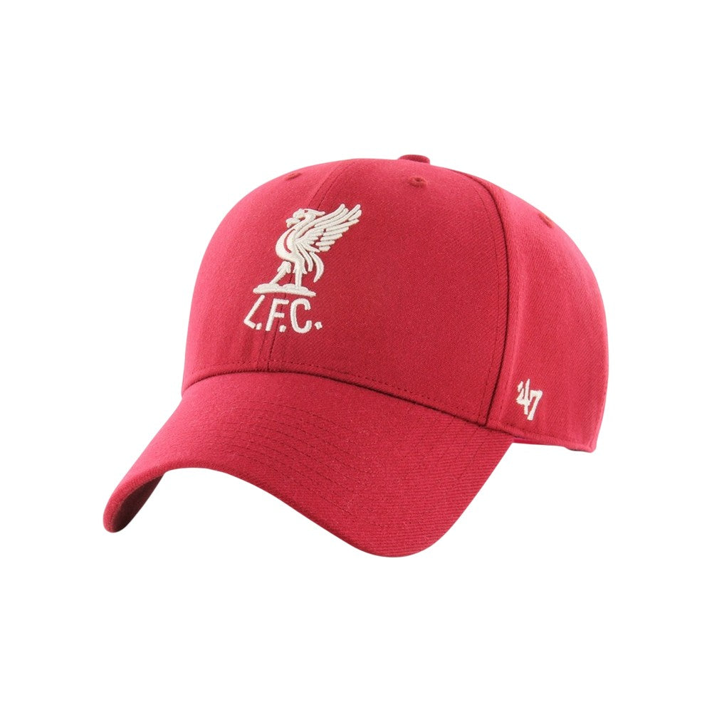 Red-White - Front - Liverpool FC MVP 47 Wool Branded Baseball Cap