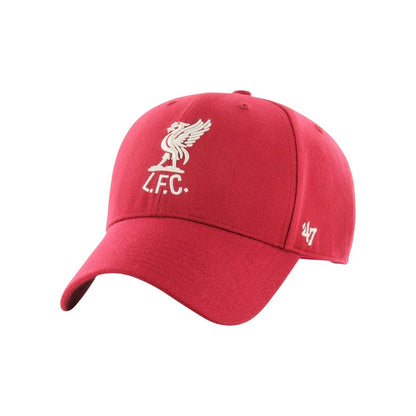 Red-White - Front - Liverpool FC MVP 47 Wool Branded Baseball Cap