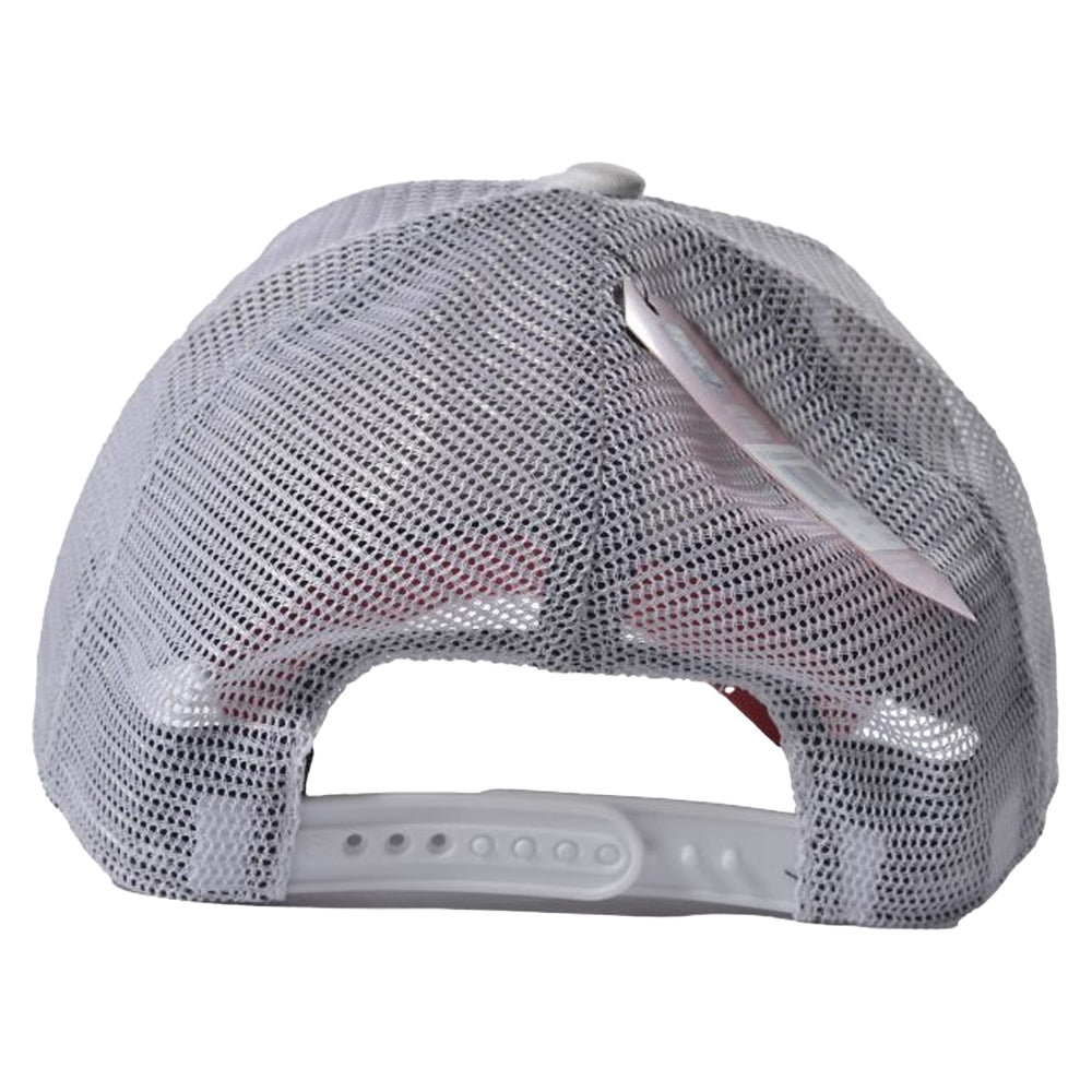 White-Red - Back - Liverpool FC Hitch 47 Mesh Branded Snapback Cap