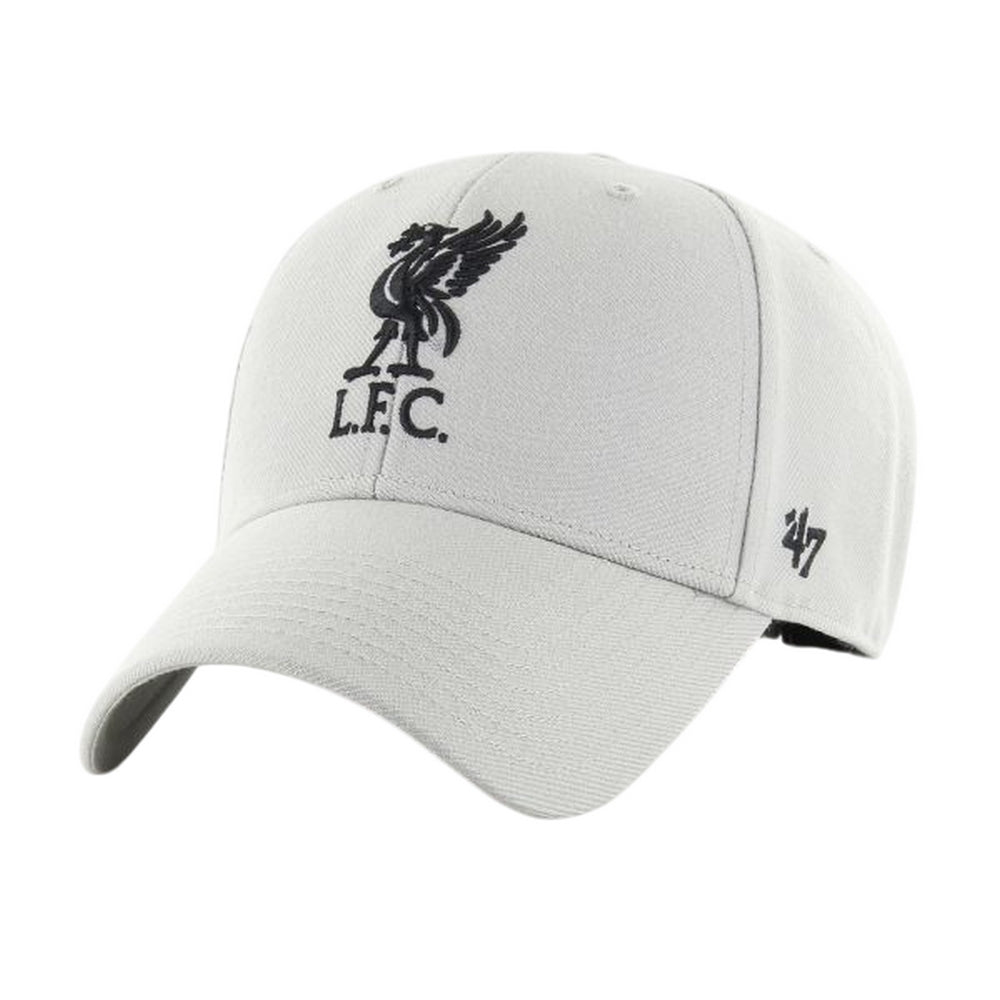 Grey - Front - Liverpool FC MVP 47 Branded Baseball Cap