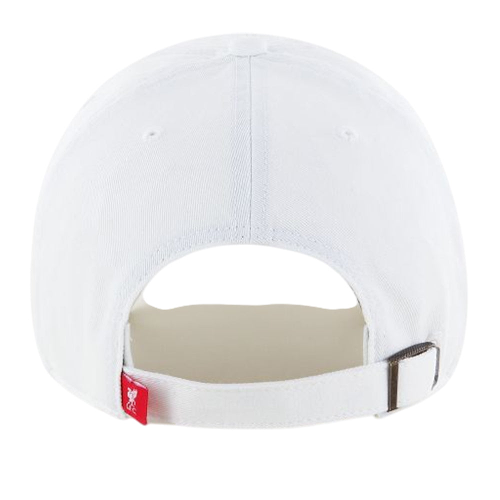 White-Red - Back - Liverpool FC Clean Up 47 Baseball Cap