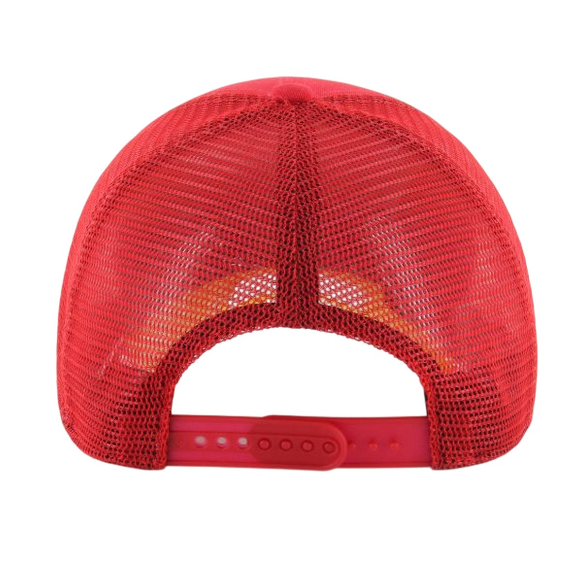 Red-Yellow - Back - Liverpool FC Branson 47 Mesh Snapback Baseball Cap