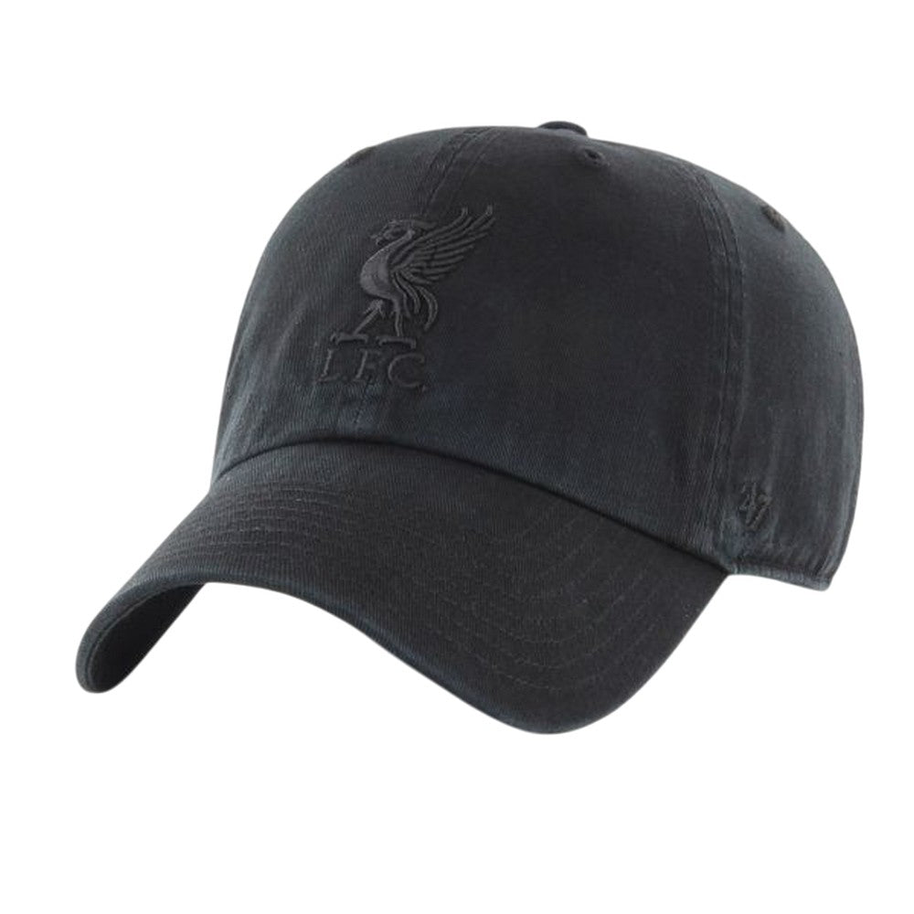 Black - Front - Liverpool FC Clean Up 47 Baseball Cap