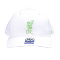 White-Green - Front - Liverpool FC Childrens-Kids MVP 47 Snapback Baseball Cap