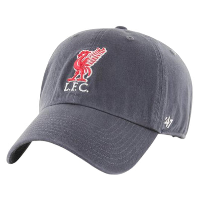 Vintage Navy - Front - Liverpool FC Clean Up 47 Relaxed Fit Baseball Cap