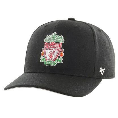 Black-White - Front - Liverpool FC MVP 47 Snapback Baseball Cap