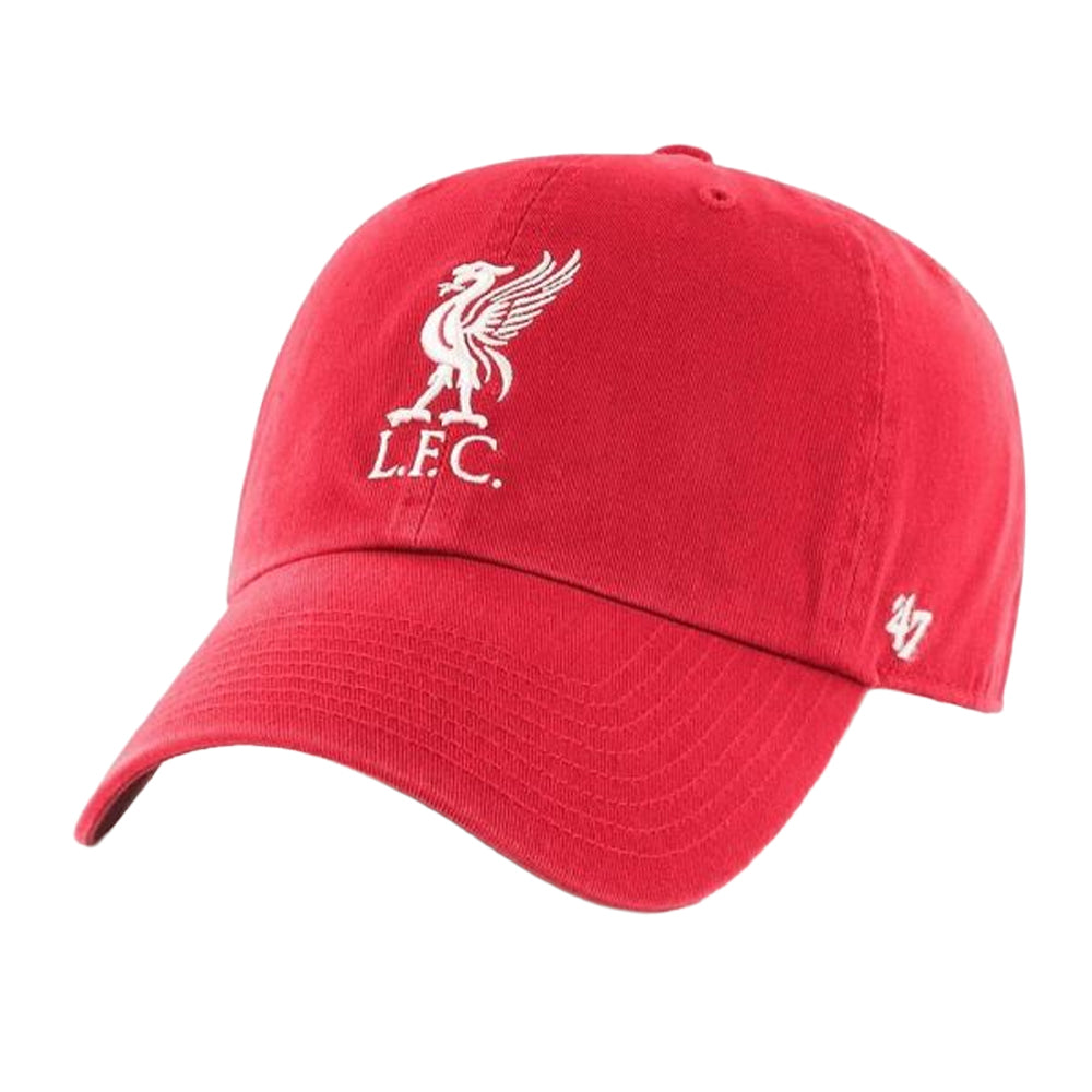 Red-White - Front - Liverpool FC Clean Up 47 Baseball Cap
