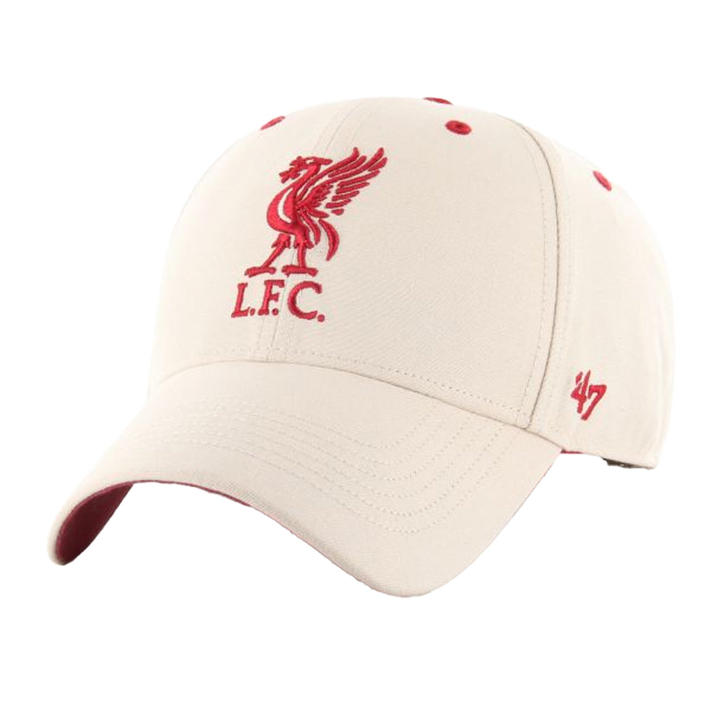 Beige-Red-Bone - Front - Liverpool FC Rockey Nook 47 Baseball Cap