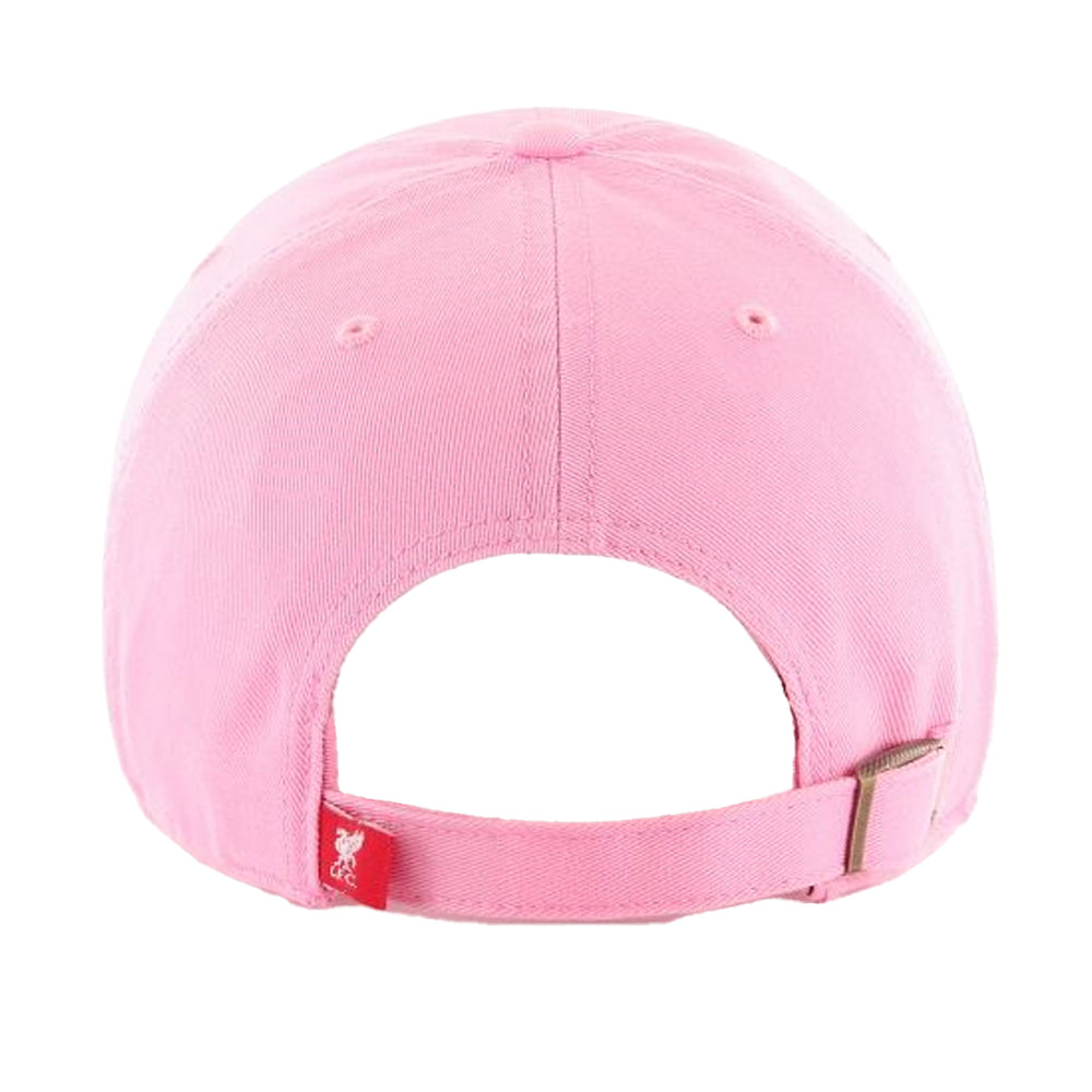 Rose Pink - Back - Liverpool FC Clean Up 47 Lightweight Relaxed Fit Baseball Cap