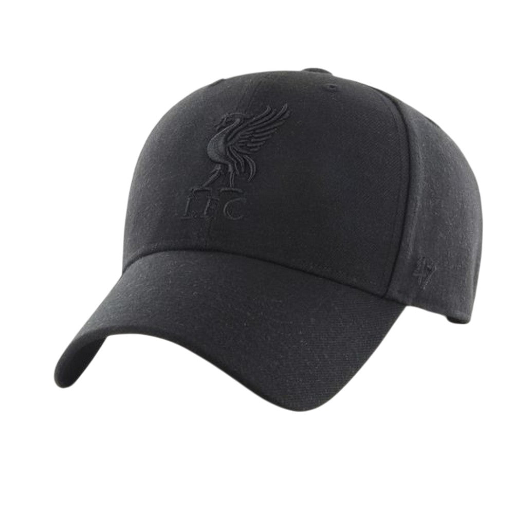 Black - Front - Liverpool FC MVP 47 Baseball Cap