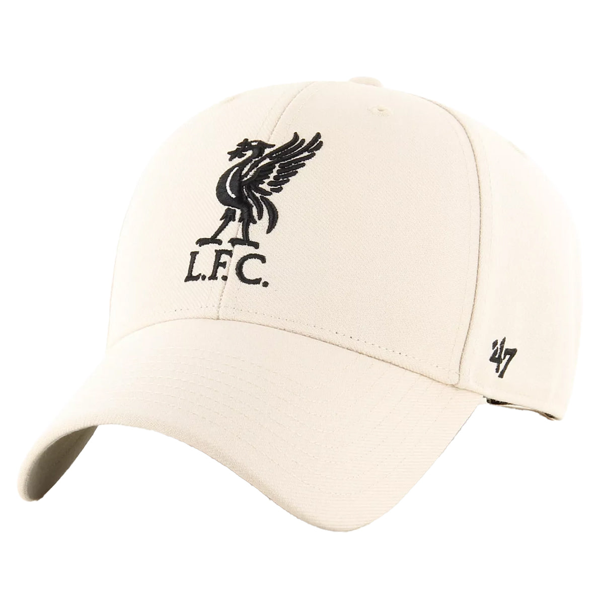 Natural-Black - Front - Liverpool FC MVP 47 Baseball Cap