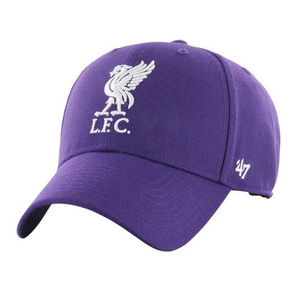 Purple - Front - Liverpool FC MVP 47 Low Profile Snapback Cap