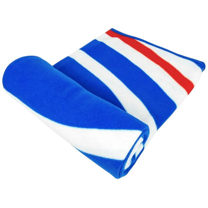 Blue-White-Red - Back - Rangers FC Pulse Pluse Fleece Blanket