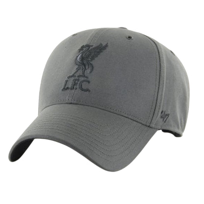 Charcoal-Black - Front - Liverpool FC MVP 47 Baseball Cap