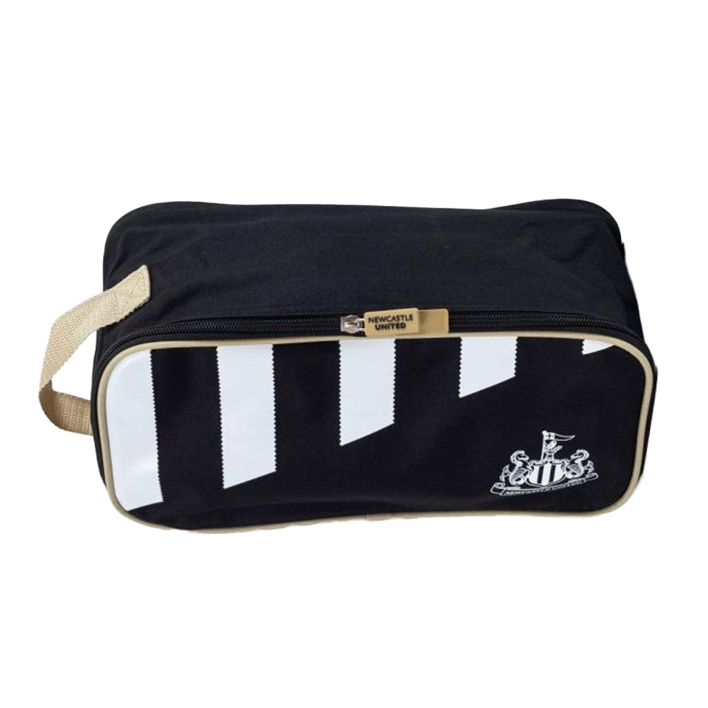 Black-White - Back - Newcastle United FC Striped Boot Bag