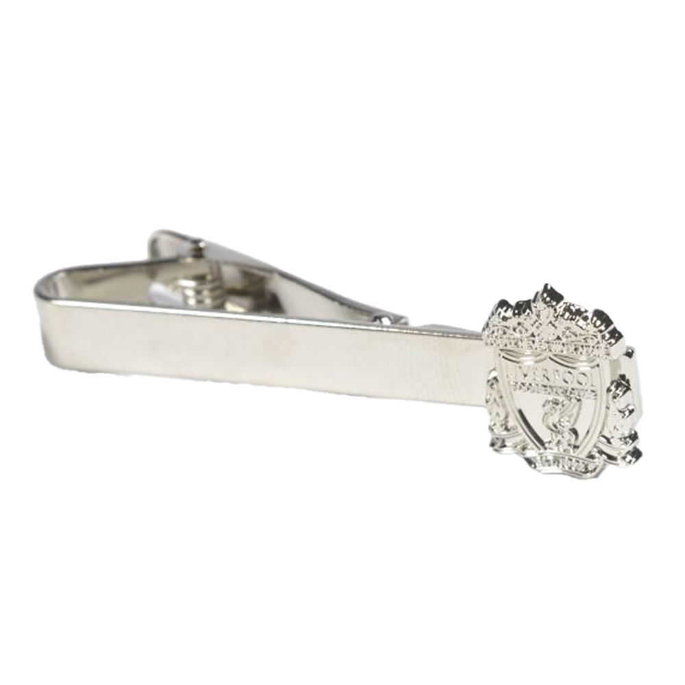 Silver - Back - Liverpool FC Silver Plated Crest Tie Slide