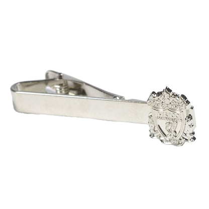 Silver - Back - Liverpool FC Silver Plated Crest Tie Slide