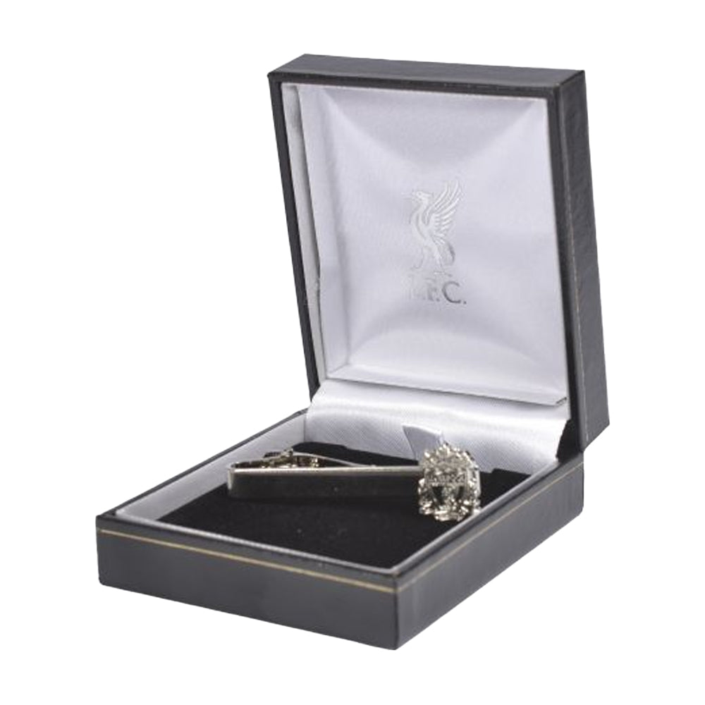 Silver - Side - Liverpool FC Silver Plated Crest Tie Slide