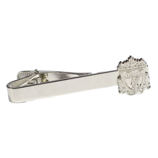 Silver - Front - Liverpool FC Silver Plated Crest Tie Slide