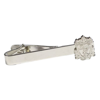 Silver - Front - Liverpool FC Silver Plated Crest Tie Slide