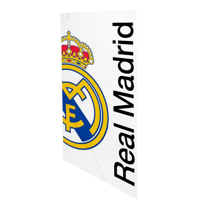 White - Back - Real Madrid CF Half Crest Beach Towel