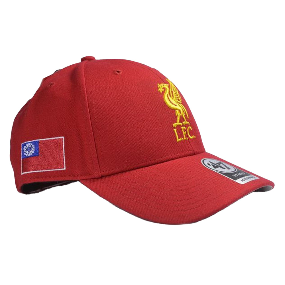 Red - Side - Liverpool FC MVP Flag 47 Baseball Cap