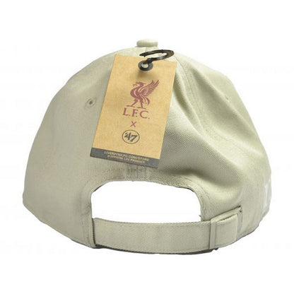 Grey - Back - Liverpool FC Childrens-Kids Clean Up 47 Baseball Cap