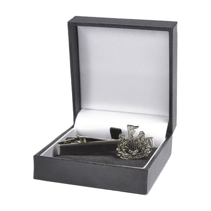 Silver - Side - Newcastle United FC Silver Plated Crest Tie Slide