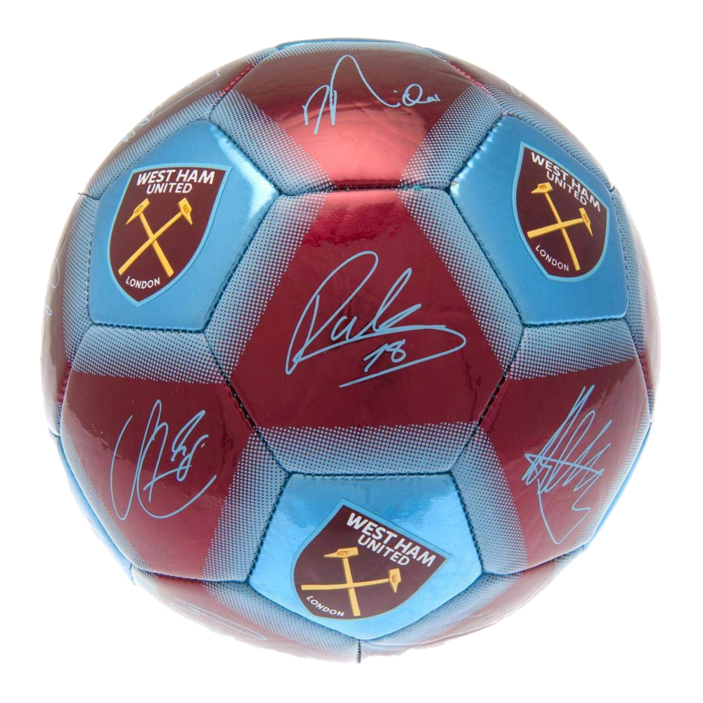 Burgundy - Back - West Ham United FC Flight Football